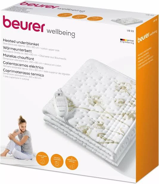 Beurer UB 33 Electric Heated Under Blanket with Temperature Control